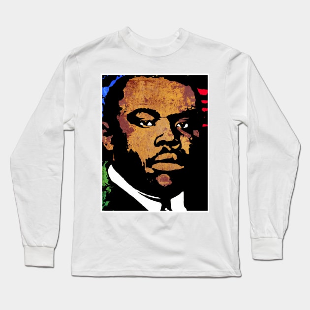 Marcus Garvey-2 Long Sleeve T-Shirt by truthtopower